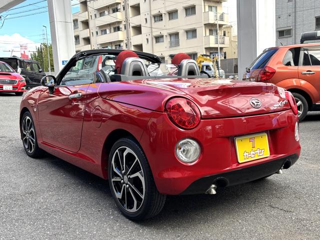 コペン セロ 純正SDナビ+フルセグTV+バックカメラ LEDヘッドライト フォグランプ 純正16AW レッドインテリアパック ステアリングスイッチ 前席シートヒーター 電動オープン スペアキー有 プッシュスタート(3枚目)