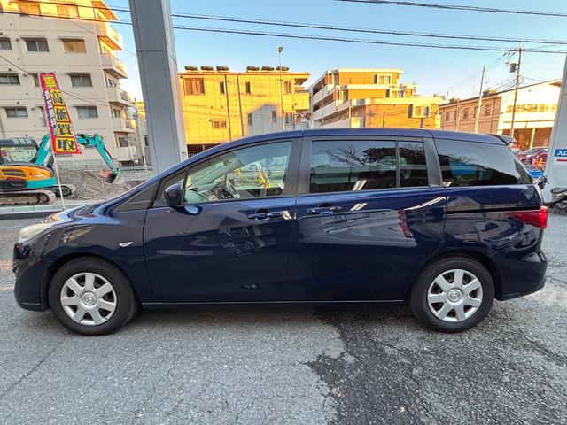 プレマシー 20E 禁煙車 純正ナビ バックカメラ フルセグTV ETC Bluetooth 革巻きステアリング ステアリングスイッチ MTモード付シフト 片側電動スライドドア カーテン・サイドエアバッグ(6枚目)