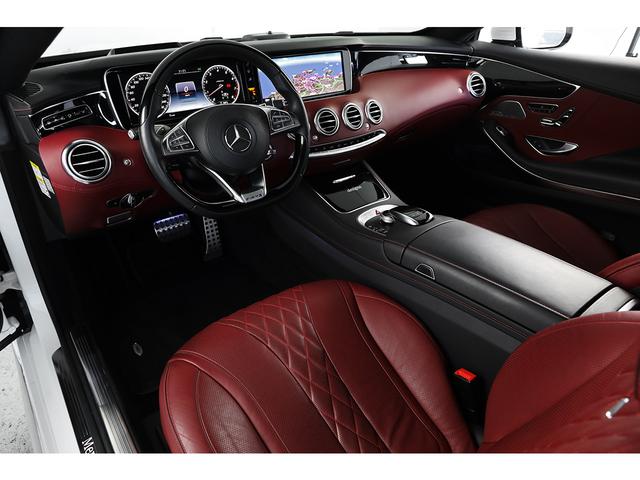 Ｓクラス Ｓ５５０　４マチック　クーペ　エディション　１　限定１８８台　Ｓ６５後期仕様・Ｆバンパー／Ｒディフューザー／マフラーカッター　ＯＬＥＤテール　パナメリグリル　ＡＭＧライン　レッド革　ナイトビュー　スワロフスキークリスタルＰ　ＢＣフォージド製２１ＡＷ（17枚目）