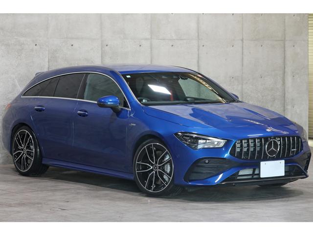 ＣＬＡクラス シューティングブレーク ＣＬＡ３５　４マチック　シューティングブレーク　後期モデル　ボディ色／スペクトラルブルーメタリック　レザー×ＤＩＮＡＭＩＣＡスポーツシート　シートヒーター　ＡＭＧパフォーマンスステア／強化ブレーキ／ダイナミックセレクト　１９ＡＷ　走行５１００ｋｍ（8枚目）