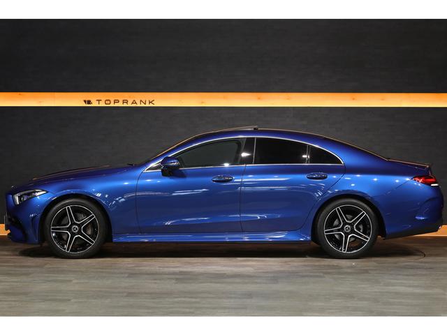 ＣＬＳクラス ＣＬＳ２２０ｄ　スポーツ　エクスクルーシブパッケージ　後期モデル　エクスクルーシブＰＫＧ　希少カラー／スペクトラルブルー　ガラスＳＲ　ネバグレー×マグマグレーインテリア　シートヒーター／クーラー　Ｂｕｒｍｅｓｔｅｒ　ＡＭＧ１９ＡＷ　走行２４４００ｋｍ（7枚目）