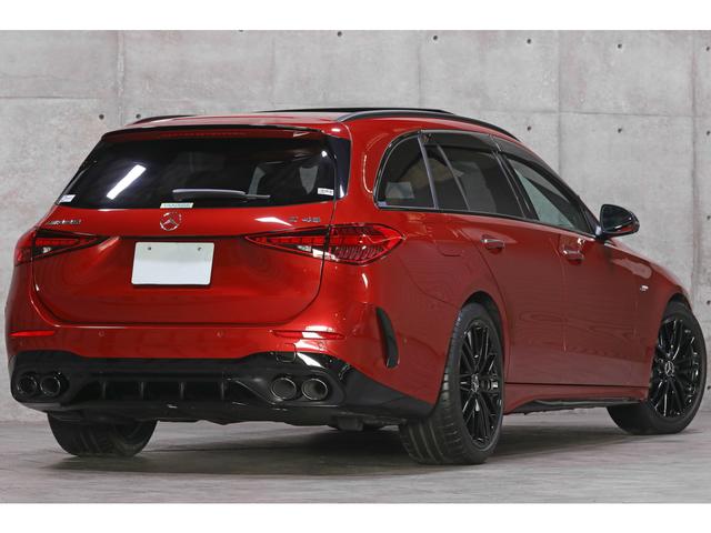 Ｃクラスステーションワゴン Ｃ４３　４マチック　外装色／ヒヤシンスレッド　パノラマＳＲ　パワーレッド×ブラックレザー　シートヒーター／ベンチレーター　ＡＭＧスポーツシフト／サスペンション／強化ブレーキ　Ｂｕｒｍｅｓｔｅｒサウンド　１９ＡＷ　新車保証（20枚目）