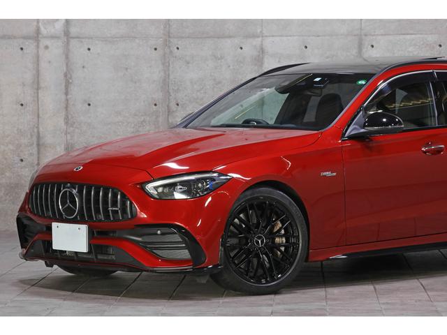 Ｃクラスステーションワゴン Ｃ４３　４マチック　外装色／ヒヤシンスレッド　パノラマＳＲ　パワーレッド×ブラックレザー　シートヒーター／ベンチレーター　ＡＭＧスポーツシフト／サスペンション／強化ブレーキ　Ｂｕｒｍｅｓｔｅｒサウンド　１９ＡＷ　新車保証（21枚目）