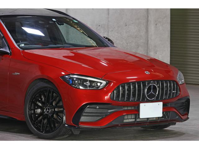 Ｃクラスステーションワゴン Ｃ４３　４マチック　外装色／ヒヤシンスレッド　パノラマＳＲ　パワーレッド×ブラックレザー　シートヒーター／ベンチレーター　ＡＭＧスポーツシフト／サスペンション／強化ブレーキ　Ｂｕｒｍｅｓｔｅｒサウンド　１９ＡＷ　新車保証（24枚目）