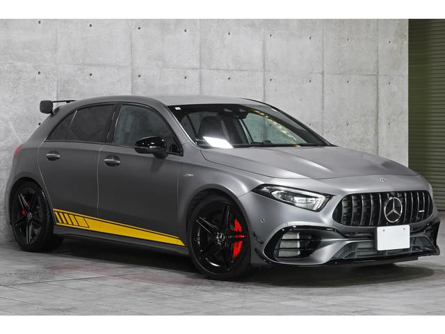Ａクラス Ａ４５　Ｓ　４マチック＋　エディション１　台数限定車　Ｄｉｇｉ－Ｔｅｃチューニング公称値４９１馬力　外装色／デジーノマウンテングレーマグノ　灰×黒革　ベンチレーター　ＡＭＧダイナミックセレクト／強化ブレーキ／サス　１９ＡＷ　車検Ｒ８．１２迄（8枚目）