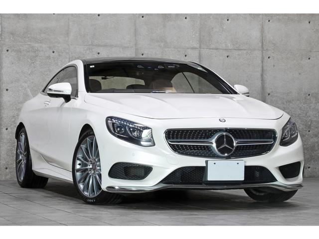 Ｓクラス Ｓ５５０　クーペ　ＡＭＧライン　デジーノナッパレザー／ブラウン　スワロフスキークリスタルＰＫＧ　ナイトビュー　パノラマルーフ　ブルメスター　シートクーラー　ＤＩＮＡＭＩＣＡルーフライナー　ＨＵＤ　マジックボディコントロール　２０ＡＷ（8枚目）