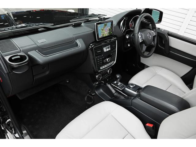 Gクラス G350d ラグジュアリーPKG サンルーフ グレーレザー 前後シートヒーター harman/kardon ナビ TV リアカメラ 18AW ディストロニック+ ブラインドスポット 走行22900km 車検整備付(24枚目)