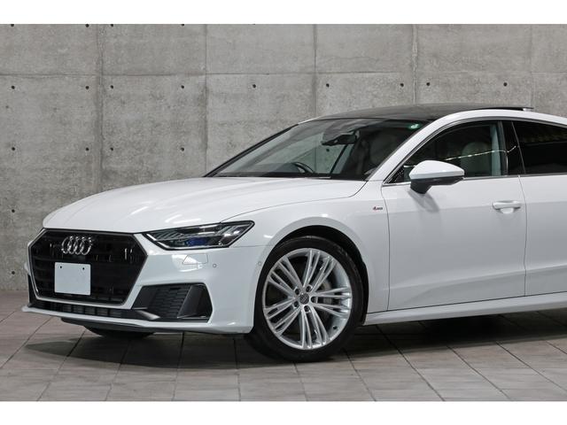 Ａ７スポーツバック ５５ＴＦＳＩクワトロ　デビューパッケージ　リアコンフォートパッケージ　アシスタンスパッケージ　パノラマサンルーフ　ベージュレザー　シートヒーター／クーラー　Ｂａｎｇ＆Ｏｌｕｆｓｅｎサウンド　レーザーライト　２０インチＡＷ　２０１９年モデル（21枚目）