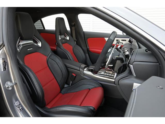 ＣＬＡクラス ＣＬＡ４５　Ｓ　４マチック＋　ＡＭＧパフォーマンス／アドバンスドＰＫＧ　パノラマＳＲ　赤×黒革　シートクーラー＆ヒーター　ＨＵＤ　３６０°カメラ　１９ＡＷ　ＡＭＧライドコントロールサス　車検Ｒ８．１２　走行１６３００ｋｍ（11枚目）