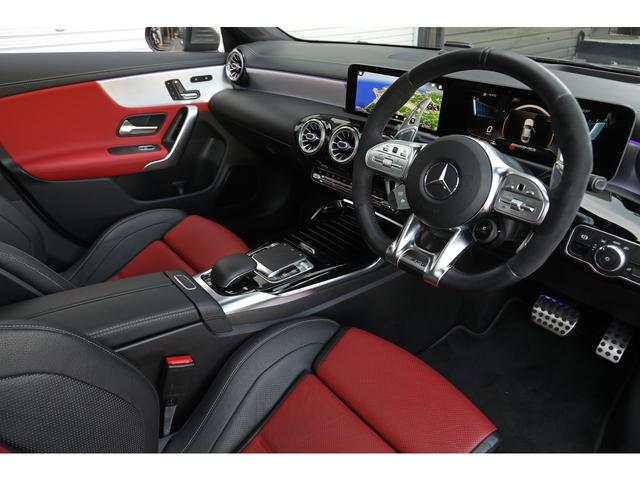 ＣＬＡクラス ＣＬＡ４５　Ｓ　４マチック＋　ＡＭＧパフォーマンス／アドバンスドＰＫＧ　パノラマＳＲ　赤×黒革　シートクーラー＆ヒーター　ＨＵＤ　３６０°カメラ　１９ＡＷ　ＡＭＧライドコントロールサス　車検Ｒ８．１２　走行１６３００ｋｍ（23枚目）