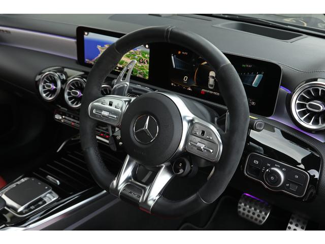 ＣＬＡクラス ＣＬＡ４５　Ｓ　４マチック＋　ＡＭＧパフォーマンス／アドバンスドＰＫＧ　パノラマＳＲ　赤×黒革　シートクーラー＆ヒーター　ＨＵＤ　３６０°カメラ　１９ＡＷ　ＡＭＧライドコントロールサス　車検Ｒ８．１２　走行１６３００ｋｍ（24枚目）