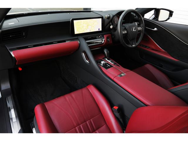 ＬＣ ＬＣ５００　Ｌパッケージ　２０２３年ＭＣモデル　赤革　マークレビンソン　ＯＰ２１ＡＷ　オレンジキャリパー　トルセンＬＳＤ　Ａ／Ｔクーラー　ＨＵＤ　ガラスルーフ　１２．３インチディスプレイ　パノラマビュー　寒冷地仕様　１オーナー（30枚目）
