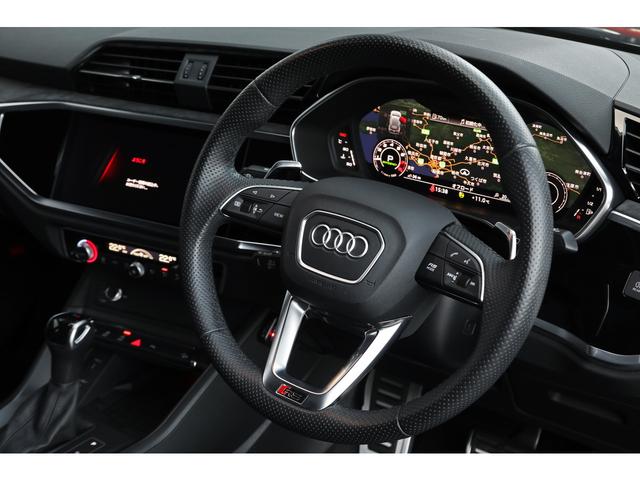 RS Q3 ベースグレード マトリクスLED RSスポーツエグゾースト レッドキャリパー 20インチAW Sスポーツシート/ナッパレザー バーチャルコックピット ナビ フルセグ サラウンドビュー ACC サイド/レーンアシスト(24枚目)
