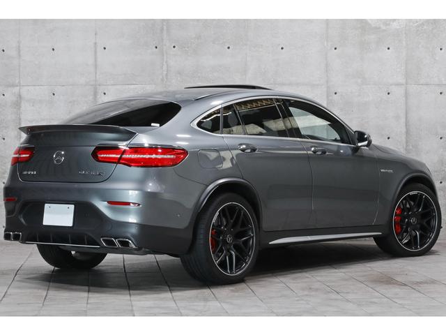 GLC GLC63 S 4マチック+クーペ レザーエクスクルーシブPKG サンルーフ ナッパレザー Burmester エアバランスPKG HUD ナビ 360°カメラ AMGスポーツエアサス ブラック21AW AMGパフォーマンスエグゾースト(2枚目)