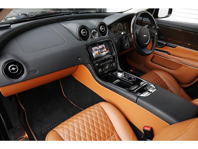 ＸＪ ＸＪ　ポートフォリオ　後期最終モデル　プレミアムボディカラー／アルティメットブラック　ロンドンタン革　前後席ヒーター／クーラー　ＭＥＲＩＤＩＡＮサラウンドサウンド　サラウンドカメラ　２０インチＡＷ　走行距離２１２００ｋｍ（24枚目）