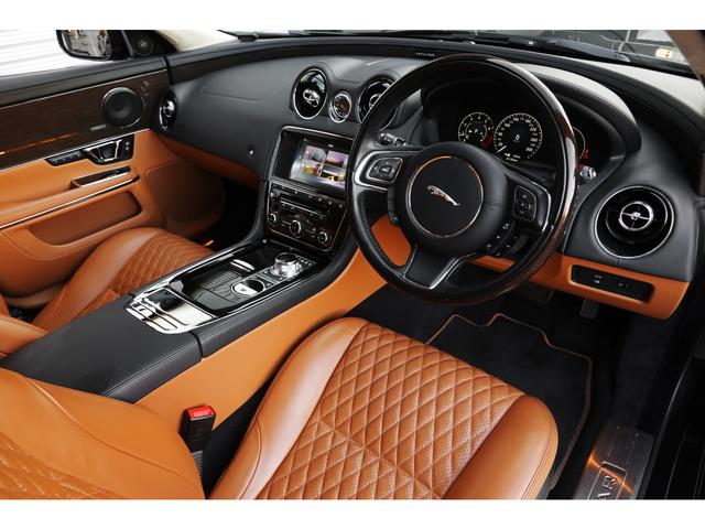 ＸＪ ＸＪ　ポートフォリオ　後期最終モデル　プレミアムボディカラー／アルティメットブラック　ロンドンタン革　前後席ヒーター／クーラー　ＭＥＲＩＤＩＡＮサラウンドサウンド　サラウンドカメラ　２０インチＡＷ　走行距離２１２００ｋｍ（25枚目）