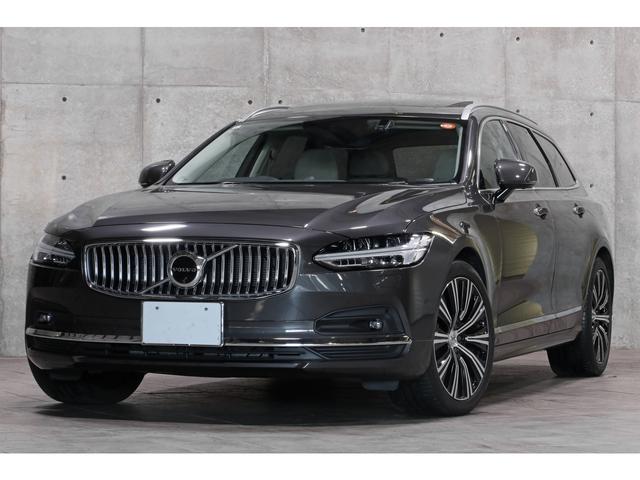 Ｖ９０ Ｂ６　ＡＷＤ　インスクリプション　パノラマＳＲ　Ｂｏｗｅｒｓ＆Ｗｉｌｋｉｎｓサウンド　ブロンドレザー　前後席シートヒーター　シートクーラー　ピッチドオークウッドパネル　外装／プラチナグレーＭ　ナビ　３６０°カメラ　専用１９インチＡＷ（14枚目）