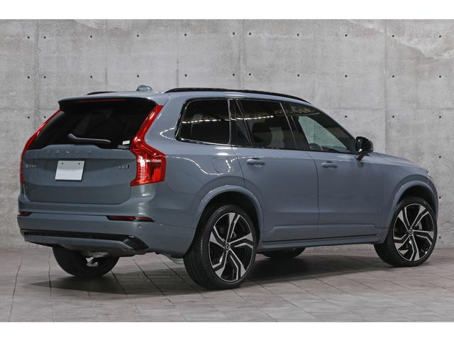 XC90 B6 AWD Rデザイン エアサスペンション装着車 1オーナー 新車保証付 専用ブラックレザーシート 純正22AW 外装色サンダーグレー 前席・2列目シートヒーター ステアリングヒーター 純正ナビ 360°カメラ D点検記録簿(2枚目)