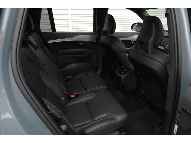 XC90 B6 AWD Rデザイン エアサスペンション装着車 1オーナー 新車保証付 専用ブラックレザーシート 純正22AW 外装色サンダーグレー 前席・2列目シートヒーター ステアリングヒーター 純正ナビ 360°カメラ D点検記録簿(12枚目)