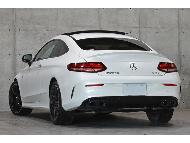 Cクラス C43 4マチッククーペ 後期モデル パノラマサンルーフ 本革シート/ヒーター ブルメスターサウンド AMGダイナミックセレクト マルチビームLEDライト 12.3インチコックピットディスプレイ HUD AMGエグゾースト(9枚目)