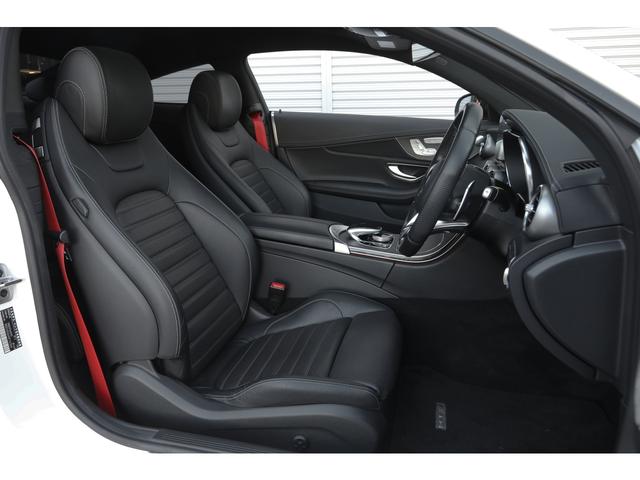 Cクラス C43 4マチッククーペ 後期モデル パノラマサンルーフ 本革シート/ヒーター ブルメスターサウンド AMGダイナミックセレクト マルチビームLEDライト 12.3インチコックピットディスプレイ HUD AMGエグゾースト(11枚目)