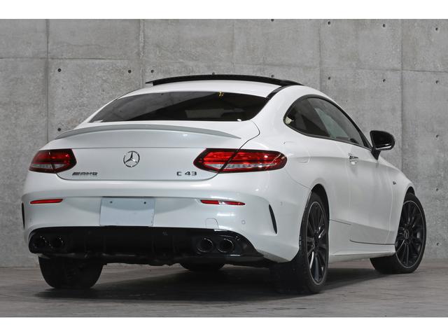 Cクラス C43 4マチッククーペ 後期モデル パノラマサンルーフ 本革シート/ヒーター ブルメスターサウンド AMGダイナミックセレクト マルチビームLEDライト 12.3インチコックピットディスプレイ HUD AMGエグゾースト(18枚目)