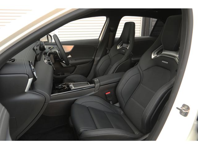 Ａクラス Ａ４５　Ｓ　４マチック＋　後期　新車保証　ＡＭＧパフォーマンスＰＫＧ　アドバンスドＰＫＧ　黒革パフォーマンスシート　パノラマＳＲ　ＭＢＵＸ　ブルメスターサウンド　シートヒーター＆クーラー　ＨＵＤ　ＡＲナビ　１９インチＡＷ（35枚目）