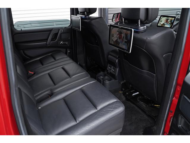 Ｇクラス Ｇ３５０ｄ　ヘリテージエディション　最終モデル　１００台限定特別色／インペリアルレッド　ナイトＰＫＧ　サンルーフ　ブラック１８ＡＷ　後席モニター　黒革　前後シートヒーター　ハーマンカードン　８インチナビ　ＴＶ　Ｂカメラ　ディストロニック（31枚目）