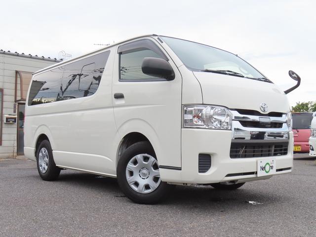 レジアスエースバン ロングＤＸ　ＧＬパッケージ　純正ナビ　衝突軽減ブレーキ　レーンキープ　バックカメラ　ＬＥＤヘッドライト　キーレス　フルセグ　Ｂｌｕｅｔｏｏｔｈ　ＥＴＣ　リアエアコン　ヒーター　禁煙車　ＡＣ１００Ｖドアバイザー　オートハイビーム（12枚目）