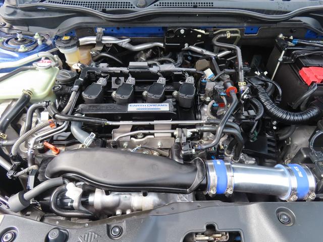 シビック ハッチバック　ホンダセンシング　ＢＬＩＴＺ車高調　ＲＡＹＳ１９ＡＷ　柿本マフラー　６速　ドラレコ　レーンアシスト　追従クルーズコントロール　衝突被害軽減システム　バックカメラ　ＬＥＤランプ　ＭＴ　シートヒーター　スマートキー（20枚目）