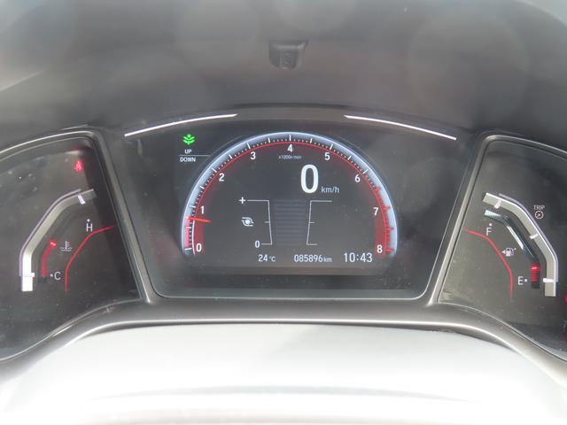 シビック ハッチバック　ホンダセンシング　ＢＬＩＴＺ車高調　ＲＡＹＳ１９ＡＷ　柿本マフラー　６速　ドラレコ　レーンアシスト　追従クルーズコントロール　衝突被害軽減システム　バックカメラ　ＬＥＤランプ　ＭＴ　シートヒーター　スマートキー（43枚目）