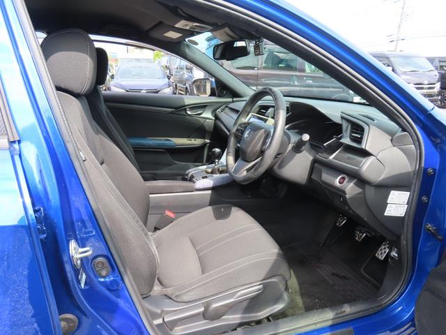 シビック ハッチバック　ホンダセンシング　ＢＬＩＴＺ車高調　ＲＡＹＳ１９ＡＷ　柿本マフラー　６速　ドラレコ　レーンアシスト　追従クルーズコントロール　衝突被害軽減システム　バックカメラ　ＬＥＤランプ　ＭＴ　シートヒーター　スマートキー（48枚目）