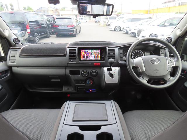 ハイエースバン DX GLパッケージ ドライブレコーダー ETC 全周囲カメラ ナビ TV レーンアシスト 衝突被害軽減システム 両側スライドドア オートマチックハイビーム 後席モニター AT アルミホイール CD USB(2枚目)