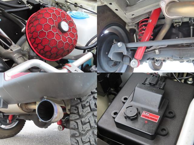 ジムニー ＸＣ　ｍｏｎｓｔｅｒリフトアップ　４ＷＤ　ＨＫＳエアクリーナー　ＨＫＳパワーエディタ　社外マフラー　ＳＳＲ１６ＡＷ　ドラレコ　ナビ　クルーズコントロール　衝突被害軽減システム　ＬＥＤライト　スマートキー（70枚目）