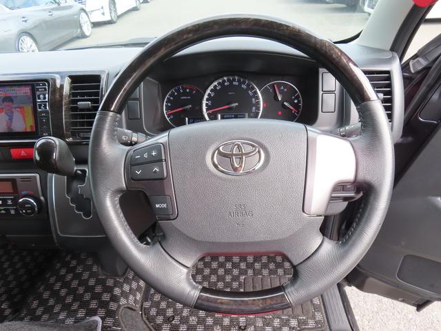 ハイエースバン スーパーGL ダークプライム 4WD ETC バックカメラ ナビ TV 両側電動スライドドア スマートキー 電動格納ミラー 後席モニター CVT アルミホイール CD DVD再生 USB Bluetooth エアコン(3枚目)