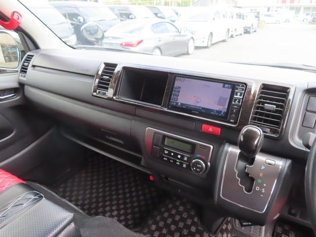 ハイエースバン スーパーGL ダークプライム 4WD ETC バックカメラ ナビ TV 両側電動スライドドア スマートキー 電動格納ミラー 後席モニター CVT アルミホイール CD DVD再生 USB Bluetooth エアコン(31枚目)