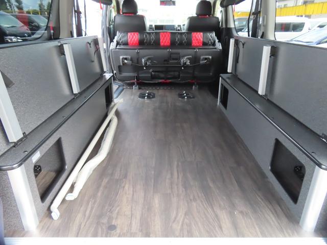 ハイエースバン スーパーGL ダークプライム 4WD ETC バックカメラ ナビ TV 両側電動スライドドア スマートキー 電動格納ミラー 後席モニター CVT アルミホイール CD DVD再生 USB Bluetooth エアコン(35枚目)