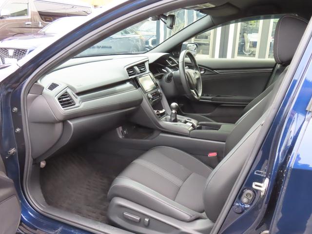 シビック ハッチバック　ローダウン　レオンハルト１９インチアルミ　バックカメラ　ナビ　ＴＶ　オートクルーズコントロール　レーンアシスト　衝突被害軽減システム　オートライト　ＬＥＤヘッドランプ　パワーシート　スマートキー（52枚目）