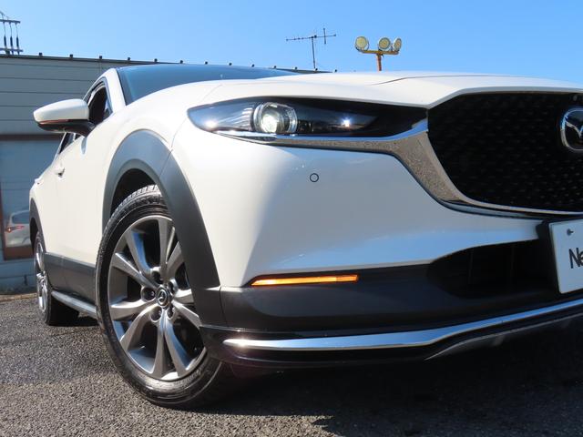 CX-30 4WD シグネチャースタイルエアロ ドラレコ ETC 全周囲カメラ クリアランスソナー 追従オートクルーズ レーンアシスト パワーシート 衝突被害軽減システム ナビ 電動リアゲート 18インチAW(44枚目)