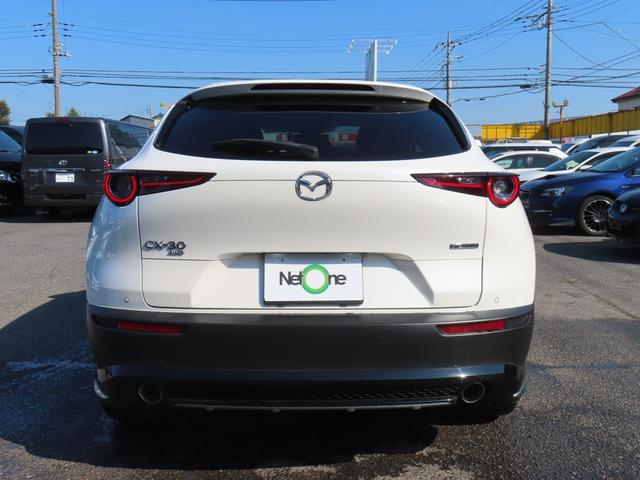 CX-30 4WD シグネチャースタイルエアロ ドラレコ ETC 全周囲カメラ クリアランスソナー 追従オートクルーズ レーンアシスト パワーシート 衝突被害軽減システム ナビ 電動リアゲート 18インチAW(46枚目)