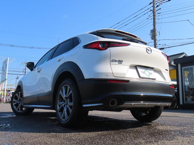 CX-30 4WD シグネチャースタイルエアロ ドラレコ ETC 全周囲カメラ クリアランスソナー 追従オートクルーズ レーンアシスト パワーシート 衝突被害軽減システム ナビ 電動リアゲート 18インチAW(57枚目)