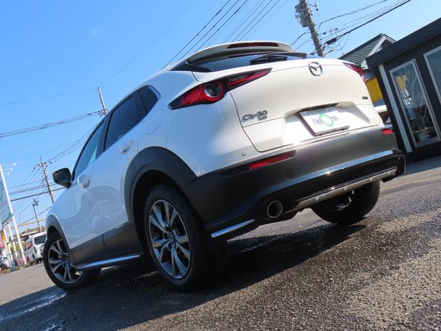 CX-30 4WD シグネチャースタイルエアロ ドラレコ ETC 全周囲カメラ クリアランスソナー 追従オートクルーズ レーンアシスト パワーシート 衝突被害軽減システム ナビ 電動リアゲート 18インチAW(64枚目)