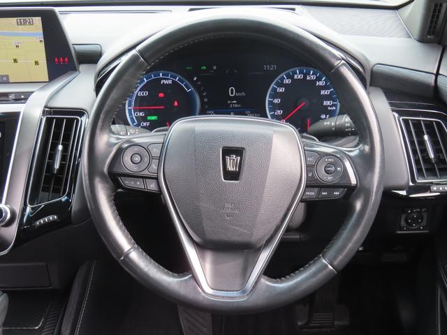 クラウンハイブリッド RS 専用18インチホイール 専用グリル クリアランスソナー レーンアシスト 追従クルーズコントロール パークアシスト 衝突被害軽減システム 全周囲カメラ ナビ TV オートマチックハイビーム オートライト(3枚目)