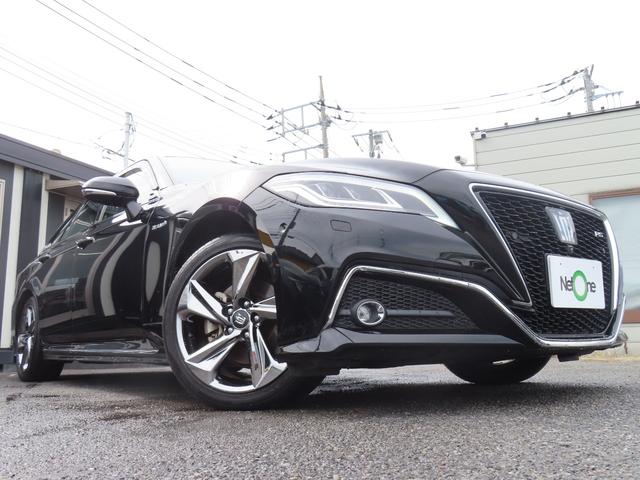 クラウンハイブリッド RS 専用18インチホイール 専用グリル クリアランスソナー レーンアシスト 追従クルーズコントロール パークアシスト 衝突被害軽減システム 全周囲カメラ ナビ TV オートマチックハイビーム オートライト(21枚目)