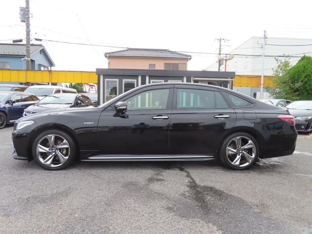 クラウンハイブリッド RS 専用18インチホイール 専用グリル クリアランスソナー レーンアシスト 追従クルーズコントロール パークアシスト 衝突被害軽減システム 全周囲カメラ ナビ TV オートマチックハイビーム オートライト(66枚目)