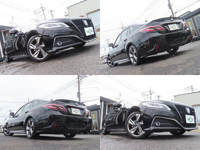 クラウンハイブリッド RS 専用18インチホイール 専用グリル クリアランスソナー レーンアシスト 追従クルーズコントロール パークアシスト 衝突被害軽減システム 全周囲カメラ ナビ TV オートマチックハイビーム オートライト(69枚目)