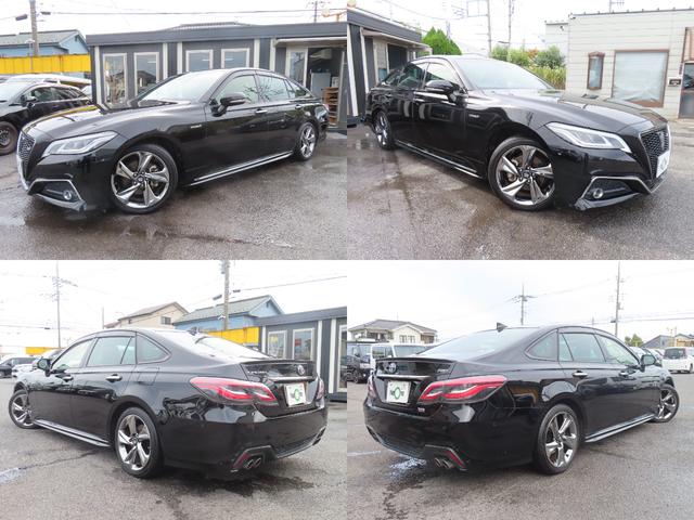 クラウンハイブリッド RS 専用18インチホイール 専用グリル クリアランスソナー レーンアシスト 追従クルーズコントロール パークアシスト 衝突被害軽減システム 全周囲カメラ ナビ TV オートマチックハイビーム オートライト(75枚目)