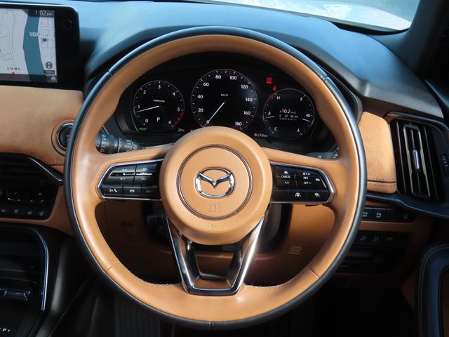 CX-60 XD-ハイブリッド プレミアムスポーツ 4WD 12.3型ナビ 電動リアゲート ETC 全周囲カメラ クリアランスソナー オートクルーズコントロール レーンアシスト パワーシート 衝突被害軽減システム サンルーフ TV LEDヘッドランプ(3枚目)