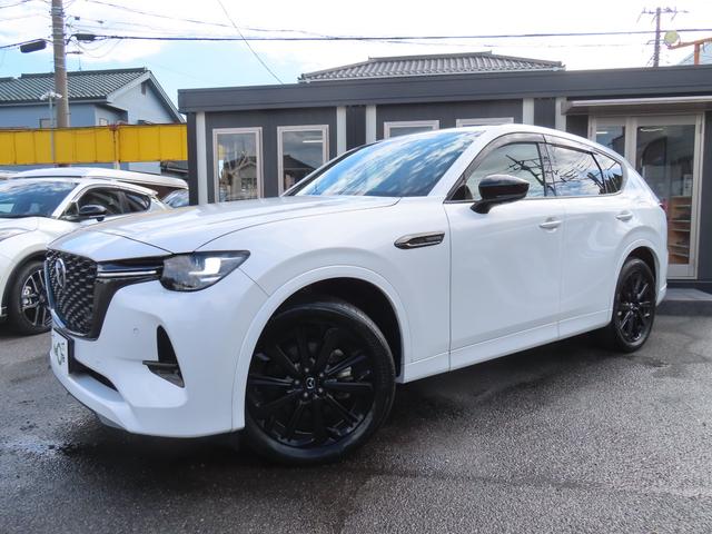 CX-60 XD-ハイブリッド プレミアムスポーツ 4WD 12.3型ナビ 電動リアゲート ETC 全周囲カメラ クリアランスソナー オートクルーズコントロール レーンアシスト パワーシート 衝突被害軽減システム サンルーフ TV LEDヘッドランプ(12枚目)