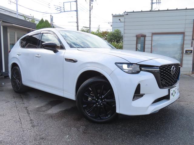 CX-60 XD-ハイブリッド プレミアムスポーツ 4WD 12.3型ナビ 電動リアゲート ETC 全周囲カメラ クリアランスソナー オートクルーズコントロール レーンアシスト パワーシート 衝突被害軽減システム サンルーフ TV LEDヘッドランプ(14枚目)